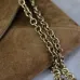 SAINT LAURENT Cassandre Envelope Chain Pouch – Camel Suede Leather with Gold YSL Logo #A58761