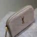 SAINT LAURENT Le 5 à 7 Small Bucket Bag – Taupe Suede Leather with Gold YSL Logo (Adjustable Crossbody Strap) #A58768