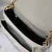 SAINT LAURENT Loulou Medium Shoulder Bag – Light Beige Suede with Chevron Quilt &amp; Tone-On-Tone YSL Logo (Convertible Chain Strap) #A58775