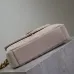 SAINT LAURENT Loulou Small Envelope Crossbody Bag – Blush Suede with Chevron Quilt &amp; Gold YSL Logo (Detachable Chain Strap) #A58780