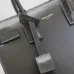 SAINT LAURENT Sac de Jour Small Tote Bag – Dark Gray Smooth Leather with Signature Hardware (Top Handles &amp; Crossbody Strap) #A58778