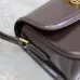 SAINT LAURENT Solferino Small Shoulder Bag – Deep Burgundy Box Leather with Iconic YSL Cassandre Closure  #A58758