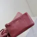 Saint Laurent 833948 Jamie 4.3 Large POCHON Bucket Bag - Burgundy Lambskin with Chain Strap #A59504