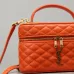 Saint Laurent GABY MINI Box Bag (766731) - Yellow, Sheepskin Quilted, Double Zipper, 18×11×6.5cm #A59996