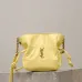 Saint Laurent Jamie Mini Crossbody Bag (859174) - Lambskin Leather, Drawstring Closure, 14.5×15.5×8cm #A59989