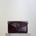 Saint Laurent LE Envelope Clutch (769307) - Red Date Gold, Soft Sheepskin, 29.5×18×4.5cm #A59995