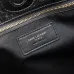 Saint Laurent Niki Crinkled Leather Tote (862295) - Logo Detail, Adjustable Strap, 25×30×8-12cm #A59988