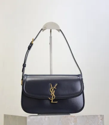 Saint Laurent Solferino Box Shoulder Bag (832330) - Italian Box Leather, CASSANDRE Lock, 24.5×15×8.5cm #A59992
