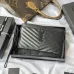 YSL Caviar Leather Zip Clutch Pouch 423297 W23xH13cm #A67164