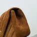 YSL LouLou Quilted Suede Shoulder Bag, 29 x 17 x 8 cm #A63199