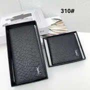 Yves Saint Laurent Logo Leather Wallet  #A45765