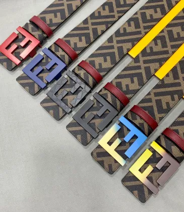 Fendi AAA+ Belts Cuoio Romano Width:4.0cm #A48494 Fendi AAA+ Belts Cuoio Romano Width:4.0cm #A48494