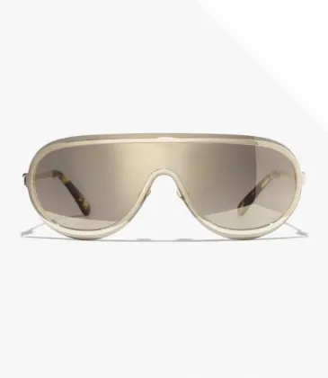 Ch**el shield sunglasses gold #A66044 Ch**el shield sunglasses gold #A66044
