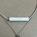 Saint Laurent Cassandre Logo Double Layer Pendant Necklace Gold Silver Designer Women Jewelry #A65951
