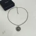 Saint Laurent Vintage Coin Pendant Necklace Anchor &amp; Portrait Medallion Gold Silver Designer Jewelry #A65950