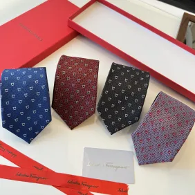 Ferragamo Necktie and original box #A66470 Ferragamo Necktie and original box #A66470