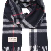 Burberry Men's Scarf Navy blue cashmere #9115986 Burberry Men's Scarf Navy blue cashmere #9115986