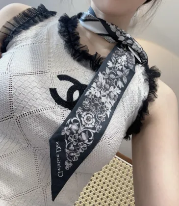 D-ior Scarf Small scarf decorate the bag scarf strap #A48623