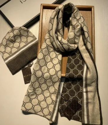  Wool knitted Scarf and cap #999909604