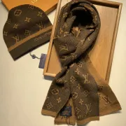 Louis Vuitton Wool knitted Scarf and cap #999909585 Louis Vuitton Wool knitted Scarf and cap #999909585