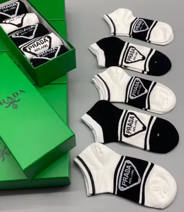 Prada socks (5 pairs) #A22130 Prada socks (5 pairs) #A22130
