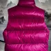Canada Goose Black logo Cypress Puffer Series Fitted Solid Color Glossy High Neck Sleeveless Windproof Down Jacket #A57848