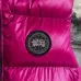 Canada Goose Black logo Cypress Puffer Series Fitted Solid Color Glossy High Neck Sleeveless Windproof Down Jacket #A57848