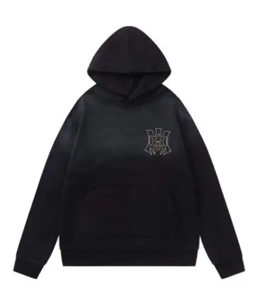 Amiri Black Hoodie With Embellished AMIRI HOLLYWOOD And Logo Design #A54432 Amiri Black Hoodie With Embellished AMIRI HOLLYWOOD And Logo Design #A54432