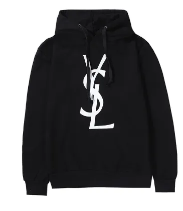 YSL Hoodies Black for MEN and Women #99898923 YSL Hoodies Black for MEN and Women #99898923