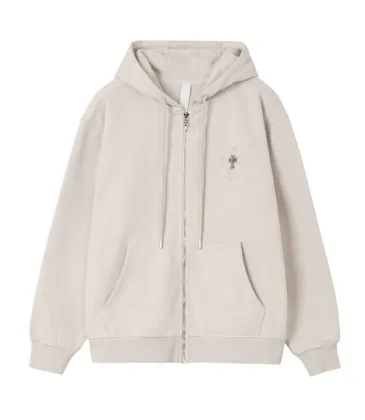 Chrome Hearts Jackets for Men Beige/Black #A54473 Chrome Hearts Jackets for Men Beige/Black #A54473