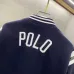 Ralph Lauren Pony Embroidery American Retro Wool Patchwork Leather Baseball Jacket with Large Logo Jackets for Men #A58790