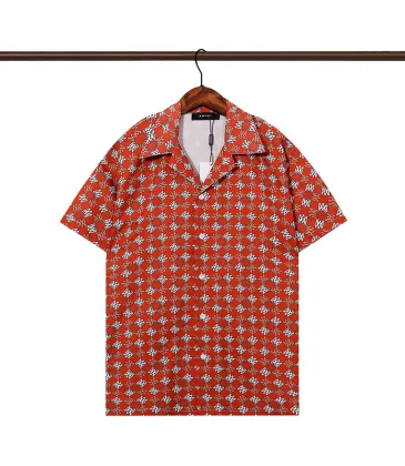 Amiri Red Patterned Cuban Collar Short Sleeve Shirt For Fashion - Forward Looks #A54241 Amiri Red Patterned Cuban Collar Short Sleeve Shirt For Fashion - Forward Looks #A54241
