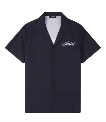 Amiri Shirts LIVING THE DREAM SHORT Black/White #A53888 Amiri Shirts LIVING THE DREAM SHORT Black/White #A53888