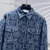 D-ior shirts for D-ior Long-Sleeved Shirts for men Black/Blue #A53761
