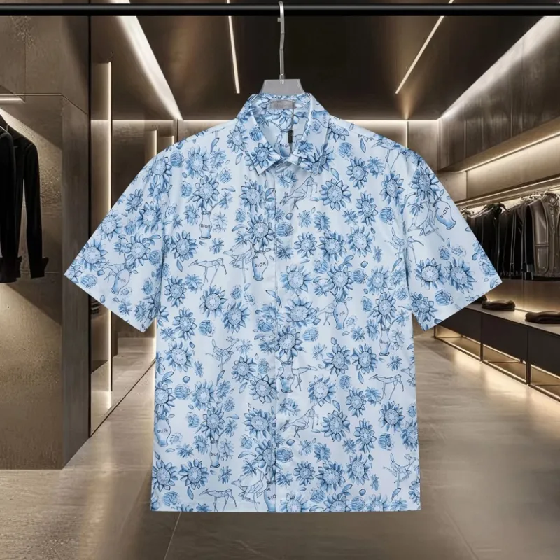 D-ior shirts for D-ior Short-sleeved shirts for men #A51489
