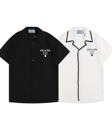 Prada Shirts for Prada Short-Sleeved Shirts For Men #999924958 Prada Shirts for Prada Short-Sleeved Shirts For Men #999924958