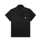 Prada Shirts for Prada Short-Sleeved Shirts For Men #A66195