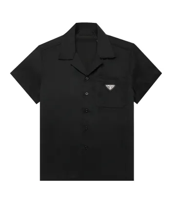 Prada Shirts for Prada Short-Sleeved Shirts For Men #A66195
