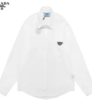 Prada Shirts for Prada long-sleeved shirts for men #999927523 Prada Shirts for Prada long-sleeved shirts for men #999927523