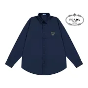 Prada Shirts for Prada long-sleeved shirts for men #A66906