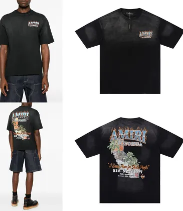 AMIRI SIXTHREESEVEN Bob Marley Tour T-Shirt in Washed Black #A53511 AMIRI SIXTHREESEVEN Bob Marley Tour T-Shirt in Washed Black #A53511