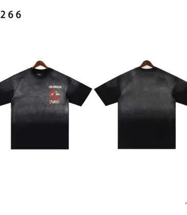 Amiri T-shirts CRYSTAL SINNERS TEE Black #A53789 Amiri T-shirts CRYSTAL SINNERS TEE Black #A53789