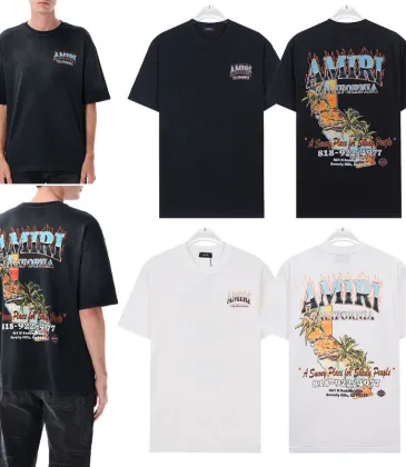 Amiri Uomo T-shirt "amiri sunny place" White/Black #A53434 Amiri Uomo T-shirt "amiri sunny place" White/Black #A53434