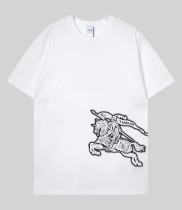 Burberry T-Shirts for MEN Knight Stamp Cotton T-shirt in Flax - Men Black/White/Brown #A53837 Burberry T-Shirts for MEN Knight Stamp Cotton T-shirt in Flax - Men Black/White/Brown #A53837