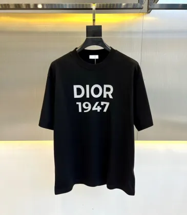 D-ior 1947 Logo T-shirts for men A Tribute to Timeless Luxury Heritage Black/White #A54212
