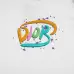 D-ior T-shirts for men Color logo #A47037