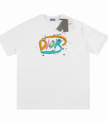 D-ior T-shirts for men Color logo #A47037