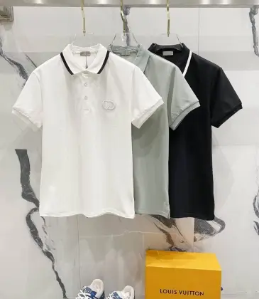 D-ior T-shirts for men Solid Color Black/White #A46598