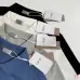 D-ior T-shirts for men Solid Color Buttons Black/White/blue #A46600