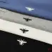 D-ior T-shirts for men Solid Color Buttons Black/White/blue #A46600